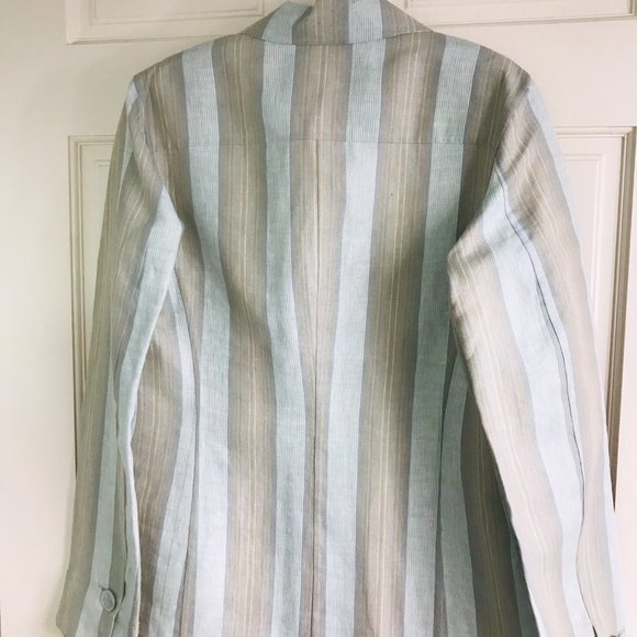 Giorgio's of Palm Beach - Classic Italian Linen Blazer 42 (M). Was $2250. NWT! - Picture 4 of 11